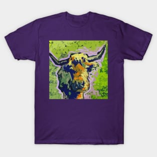 Mothership Funky Cow Painting T-Shirt